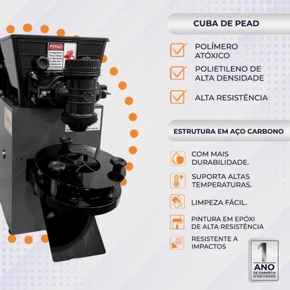 Imagem de Máquina de Fazer e Modelar Salgados e Doces Compacta Pop 4.0 Compacta Print até 4.000 unidades por Hora
