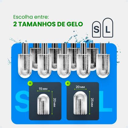 Imagem de Maquina De Fazer Gelo Ice Maker Automática 12kg Super Rápida