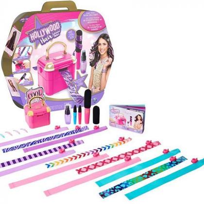 Imagem de Máquina de Fazer Mechas de Cabelo com Kit Acessórios HOLLYWOOD HAIR EXTENSION MAKER Cool Maker Spin Master SUNNY 2241