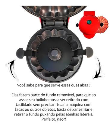 Imagem de Máquina De Fazer Mini Bolos Cake Alemão assadeira Elétrica