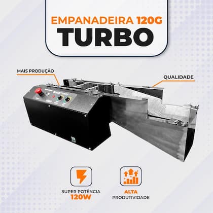 Imagem de Máquina de Fazer Salgados Empanadeira Black Turbo 120G Compacta Print