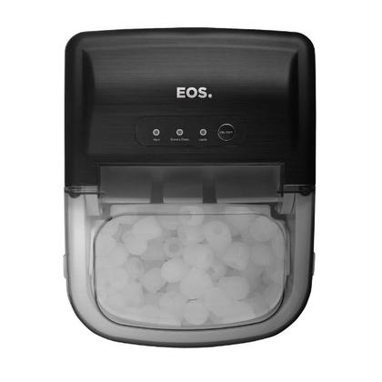 Imagem de Máquina de Gelo 12kg Eos Ice Compact Emg06p Inox All Black
