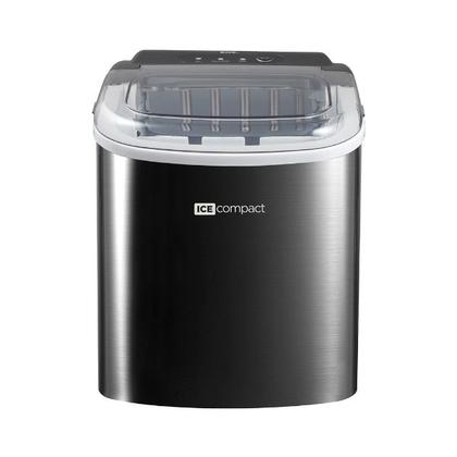 Imagem de Máquina de Gelo 12kg Eos Ice Compact Emg06p Inox All Black
