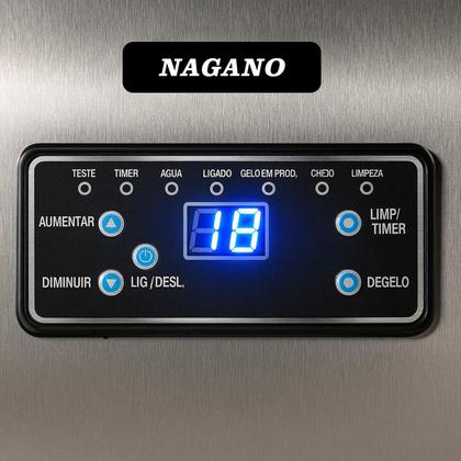 Imagem de Máquina de Gelo 50kgdia Reservatório 15 Litros 220v