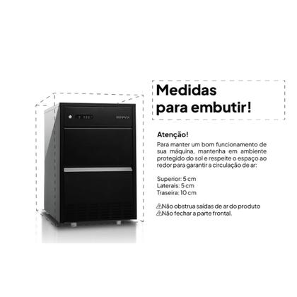 Imagem de Máquina de Gelo Benmax Super Ice 2607B Kg Preto 220V