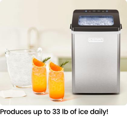 Imagem de Máquina de gelo Iceman Pebble Countertop Nugget 15 kg/dia
