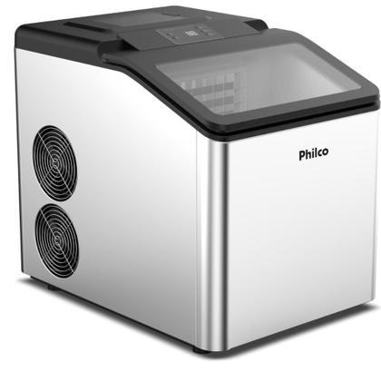 Imagem de Máquina de Gelo Philco Pmg35a Revestimento em Inox