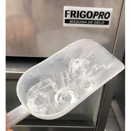 Imagem de Máquina de Gelo Profissional 28 kgs Inox com Depósito de 9 kgs 220V FGB26 Frigopro