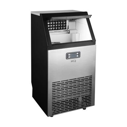 Imagem de Máquina de Gelo Profissional HQ 45kg Turbo Ice Preta e Inox HQ-HQMGI45 220V