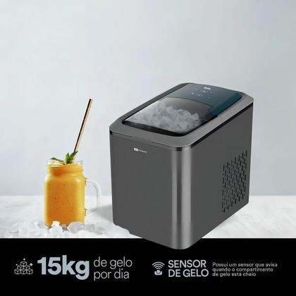 Imagem de Maquina de gelo titanium 15kg eos ice