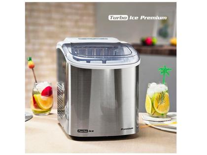Imagem de Máquina de Gelo Turbo Ice Premium MG-12-GI Mondial 12kg Cinza