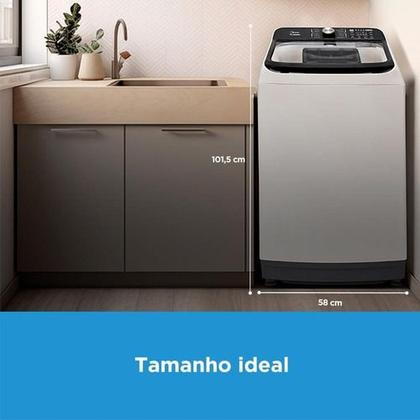 Imagem de Máquina de Lavar 13kg 220V Automática Branca Midea Wave Agitator