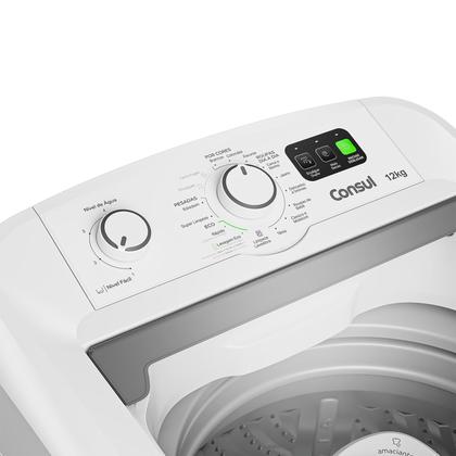 Imagem de Máquina de Lavar Branca Consul 12kg com Dosagem Econômica e Ciclo Edredom CWM12AB