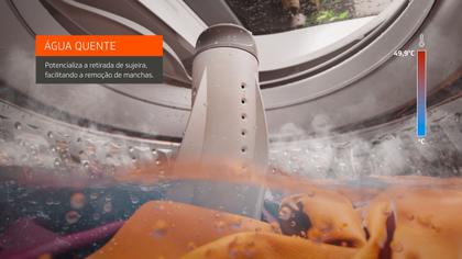 Imagem de Máquina de Lavar Brastemp 12Kg Branca Água Quente com Ciclo Tira Manchas Pro e Smart Sensor - BWR12BB