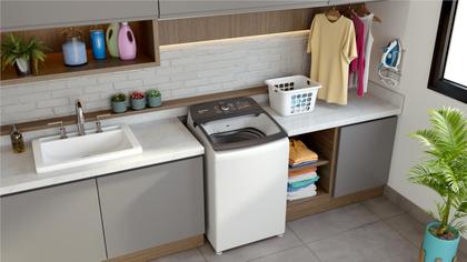 Imagem de Máquina de Lavar Brastemp 13Kg Branca com Ciclo Tira Manchas Advanced e Ciclo Antibolinha - BWK13AB