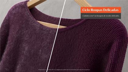 Imagem de Máquina de Lavar Brastemp 13Kg Branca com Ciclo Tira Manchas Advanced e Ciclo Antibolinha - BWK13AB