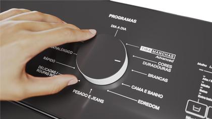 Imagem de Máquina de Lavar Brastemp 13Kg Cinza Platinum com Ciclo Tira Manchas Advanced e Ciclo Antibolinhas - BWK13A9