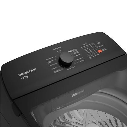 Imagem de Máquina de Lavar Brastemp 13Kg Cinza Platinum com Ciclo Tira Manchas Advanced e Ciclo Antibolinhas - BWK13A9