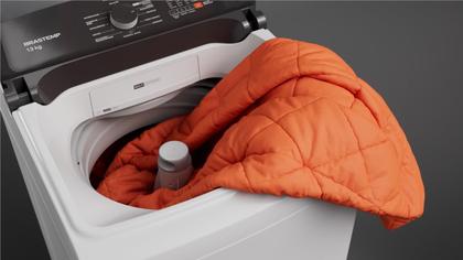 Imagem de Máquina de Lavar Brastemp 13Kg Cinza Platinum com Ciclo Tira Manchas Advanced e Ciclo Antibolinhas - BWK13A9
