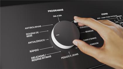 Imagem de Máquina de Lavar Brastemp 13Kg Cinza Platinum com Ciclo Tira Manchas Advanced e Ciclo Antibolinhas - BWK13A9