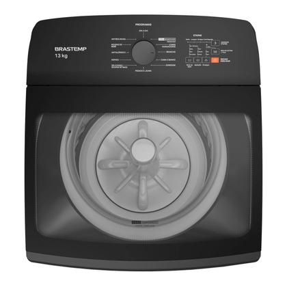 Imagem de Máquina de Lavar Brastemp 13Kg Cinza Platinum com Ciclo Tira Manchas Advanced e Ciclo Antibolinhas - BWK13A9
