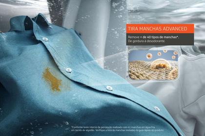 Imagem de Máquina de Lavar Brastemp 15Kg Branca com Ciclo Tira Manchas Advanced e Smart Sensor - BWF15AB