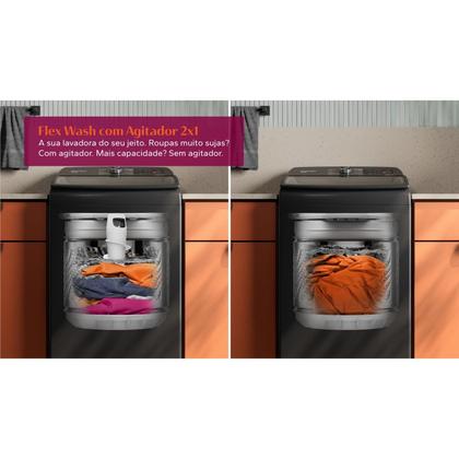 Imagem de Máquina de Lavar - Brastemp 16Kg Cinza Platinum com Tecnologia Flex Wash e Ciclo Tira Manchas Advanced - BWY16A9