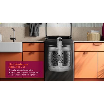 Imagem de Máquina de Lavar - Brastemp 16Kg Cinza Platinum com Tecnologia Flex Wash e Ciclo Tira Manchas Advanced - BWY16A9