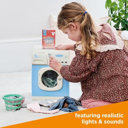 Imagem de Máquina de lavar brinquedos Casdon Blue Electronic Washer Kids 3+