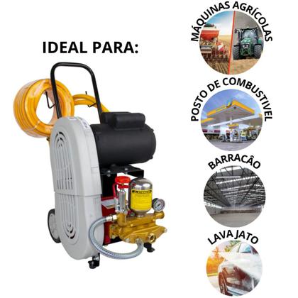 Imagem de Maquina De Lavar Carro Jato De Alta Vazao 28l Por Minuto + Óleo + Luva