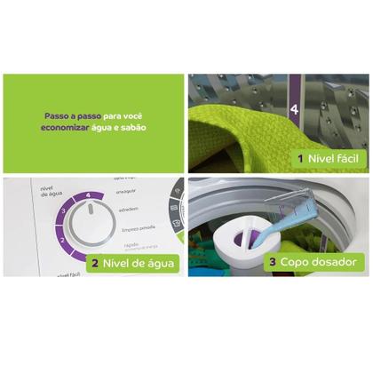 Imagem de Máquina de Lavar Consul 12 kg com Dosagem Econômica e Ciclo Edredom Branca CWH12BB  220 Volts