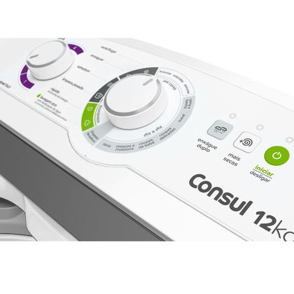 Imagem de Máquina de Lavar Consul 12Kg Branca com Dosagem Econômica e Ciclo Edredom - CWH12BB
