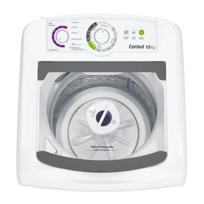 Imagem de Máquina de Lavar Consul 12Kg Branca com Dosagem Econômica e Ciclo Edredom - CWH12BB