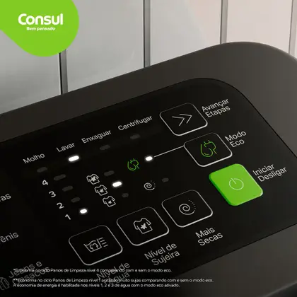 Imagem de Máquina de Lavar Consul 13 kg com Modo Eco CWN13AB