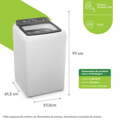 Imagem de Máquina de Lavar Consul 13 kg com Modo Eco CWN13AB