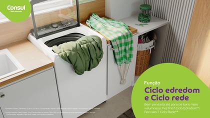 Imagem de Máquina de Lavar Consul 15Kg Branca com Modo Eco - CWN15AB