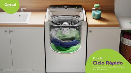 Imagem de Máquina de Lavar Consul 15Kg Branca com Modo Eco - CWN15AB