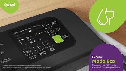 Imagem de Máquina de Lavar Consul 15Kg Branca com Modo Eco - CWN15AB