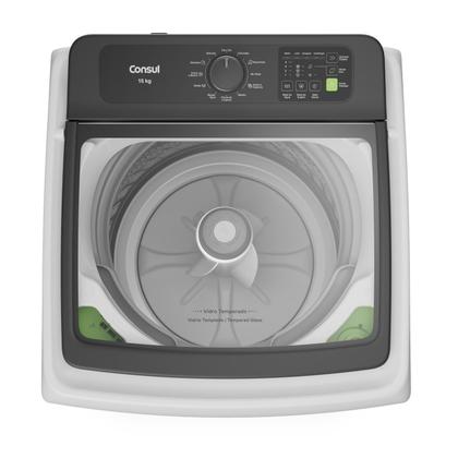 Imagem de Máquina de Lavar Consul 15Kg Branca com Modo Eco - CWN15AB
