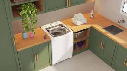 Imagem de Máquina de Lavar Consul 17Kg Branca com Lavagem Econômica e Ciclo Edredom - CWK17AB