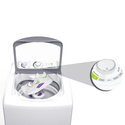 Imagem de Máquina de Lavar Consul 9Kg Branca com Dosagem Econômica e Ciclo Edredom - CWB09BB