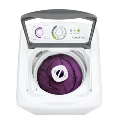 Imagem de Máquina de Lavar Consul 9Kg Branca com Dosagem Econômica e Ciclo Edredom - CWB09BB