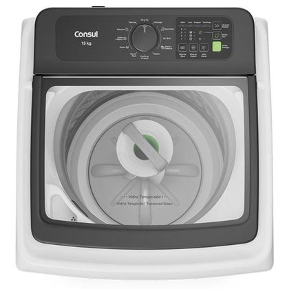 Imagem de Máquina de Lavar Consul com Modo Eco CWN13AB, 13 Kg, Branca - 220 Volts
