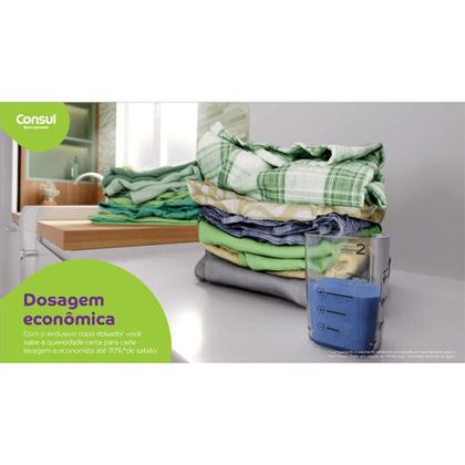 Imagem de Máquina de Lavar Consul com Modo Eco CWN15AB, 15 Kg, Branca