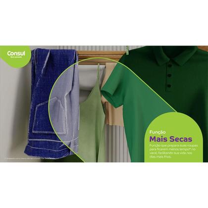 Imagem de Máquina de Lavar Consul com Modo Eco CWN15AB, 15 Kg, Branca