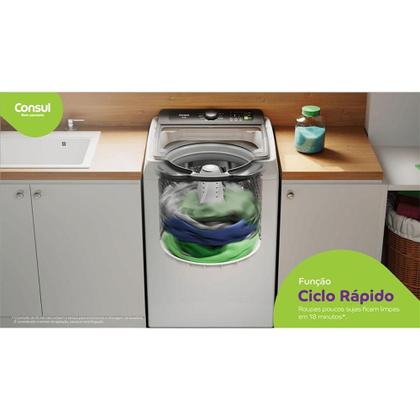 Imagem de Máquina de Lavar Consul com Modo Eco CWN15AB, 15 Kg, Branca