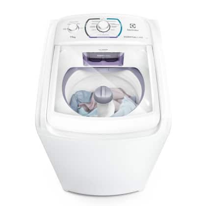 Máquina de Lavar Electrolux 11kg Branca Essential Care com Easy Clean e Filtro Fiapos (LES11)