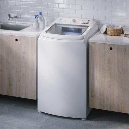 Imagem de Máquina de Lavar Electrolux 14kg Branca Essential Care com Cesto Inox e Jet&Clean (LED14)