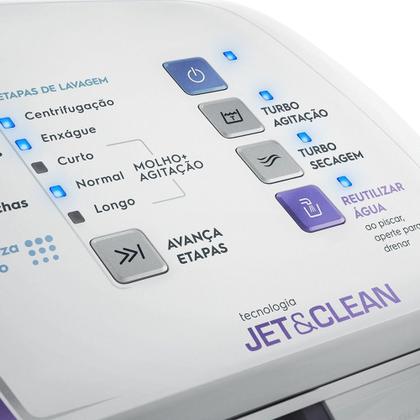 Máquina de Lavar Electrolux 8,5kg Branca Turbo Economia com Jet&Clean e Filtro Fiapos (LAC09) Imagem de Máquina de Lavar Electrolux 8,5kg Branca Turbo Economia com Jet&Clean e Filtro Fiapos (LAC09)