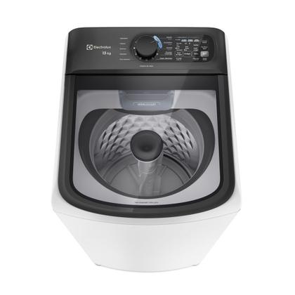 Máquina de Lavar Electrolux Efficient 13kg Branca Compacta, Econômica e Pré-diluição (LET13)